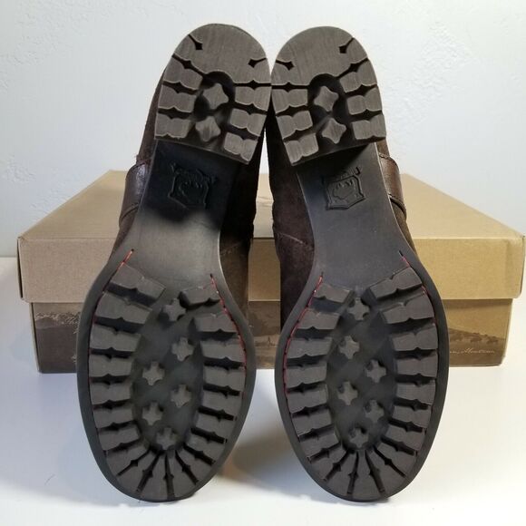 Trask Misty Dark Brown Suede Leather Ankle Boots Bootie Women Sz 8 NIB $298 - Picture 8 of 9